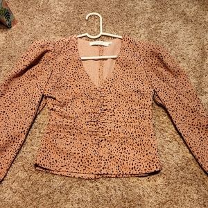 3/$20 ASTR patterned Blouse size XS